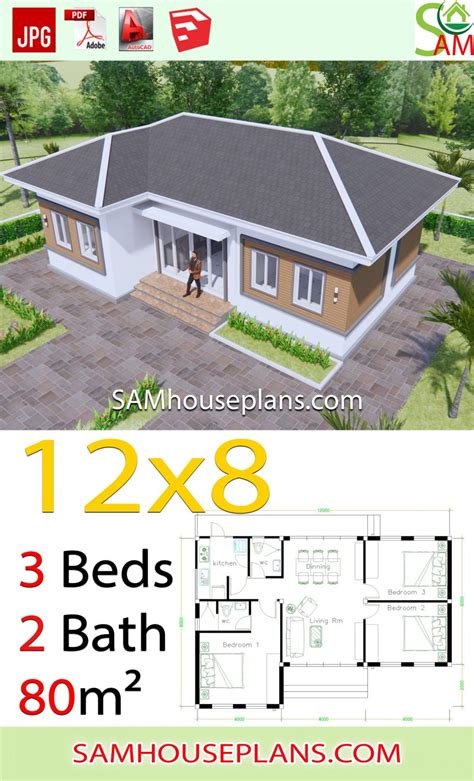 house plans    bedrooms hip roof samhouseplans