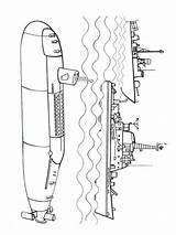 Submarine Coloring Pages Printable sketch template