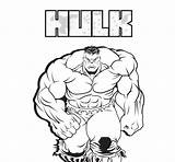 Hulk Coloring Pages sketch template