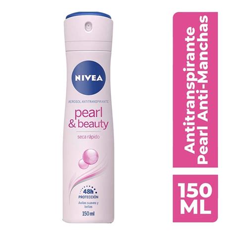 antitranspirante nivea pearl  beauty en aerosol  dama  ml walmart