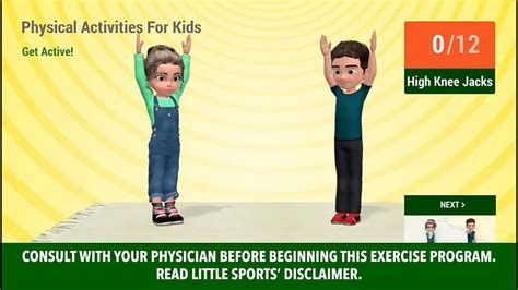 exercise  kids part  basic exercises  home active workout
