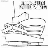 Museum Coloring Designlooter Building Book 88kb 1000 sketch template