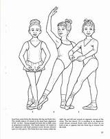 Ballet Dance Coloring Pages Positions Class Choose Board sketch template