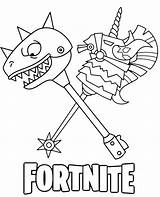 Fortnite Coloring Weapons Battle Pages Royale Print Printable Logo Topcoloringpages Sheet sketch template