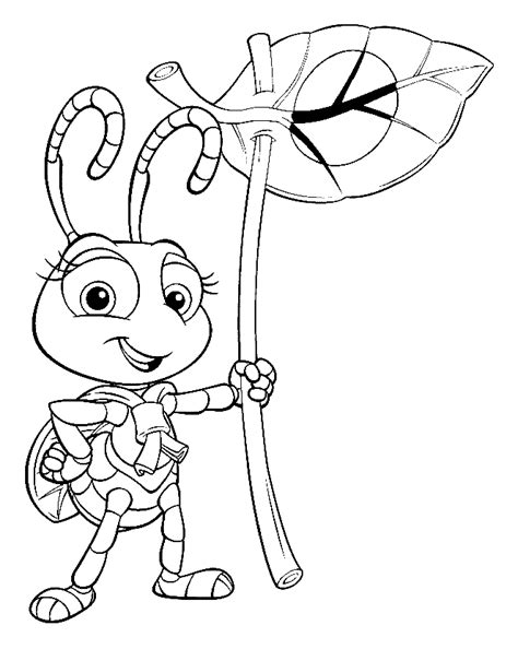 paws   mop  bugs life kids coloring pages