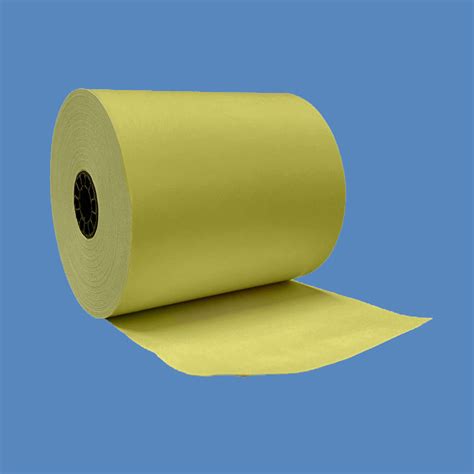 yellow thermal receipt paper  rollscase bpa  canaryyellow receipt paper