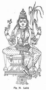Hindu Drawing Gods Drawings Indian Painting Goddess Sketches Mural God Pencil Outline Lalita Coloring Paintings Mandala Kerala Tanjore Sketch Amman sketch template