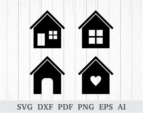 home outline svg svg png eps dxf file