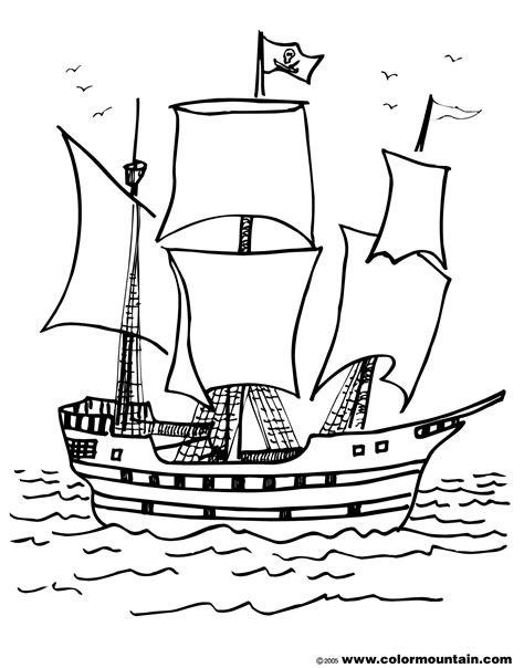 pirate ship printable template