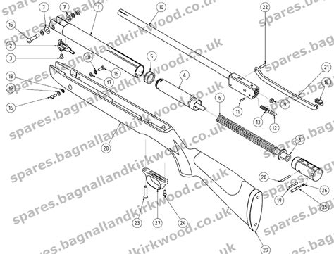 weihrauch hw spare parts bagnall  kirkwood airgun spares