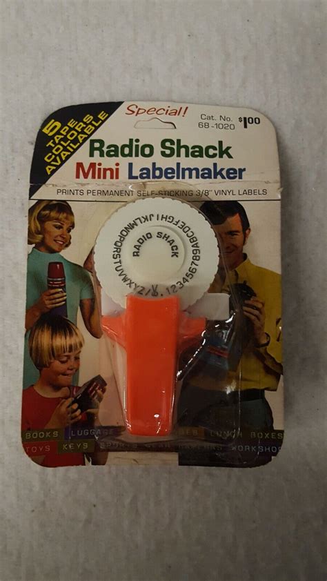 kupit vintage radio shack mini label maker tape na auktsion iz ameriki  dostavkoy  rossiyu