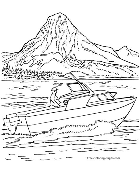 printable coloring pages  boats