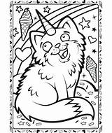Coloring Pages Uni Color Unicorn Cat Unikitty Kitty Crayola Creatures Into Turn Alive Convert Imaginary Print Jane Christmas Colouring Kids sketch template