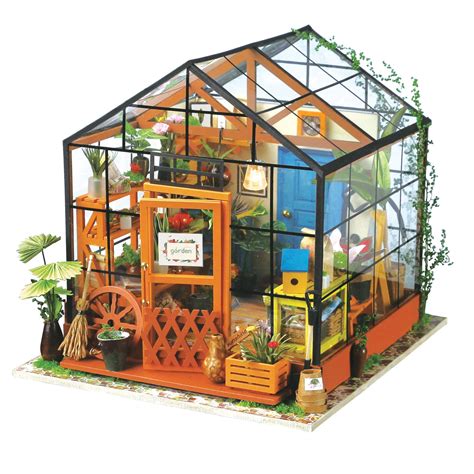 diy miniature model kit gracies greenhouse walmartcom