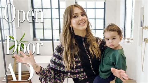 omg watch jessica alba walks us through her 10m los angeles home for