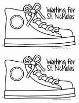 Nicholas St Coloring Shoe Saint Freebie Choose Board German Kids Activities sketch template