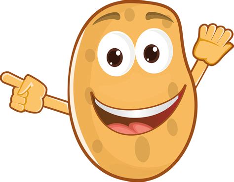 potato clipart happy potato happy transparent
