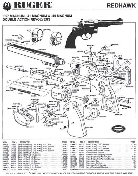 exploded view  ruger single