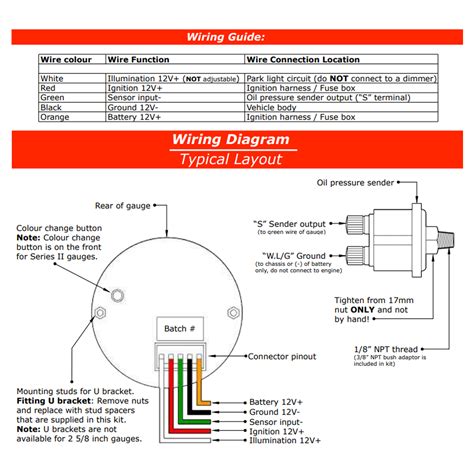 diagram wiring diagram  saas oil pressure gauge mydiagramonline