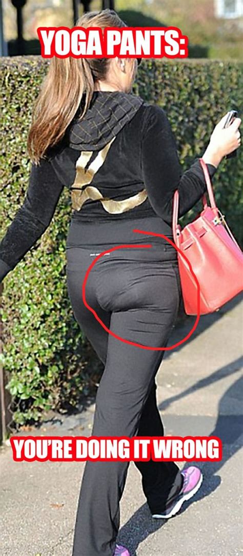 here s how not to wear yoga pants 9 photos funcage