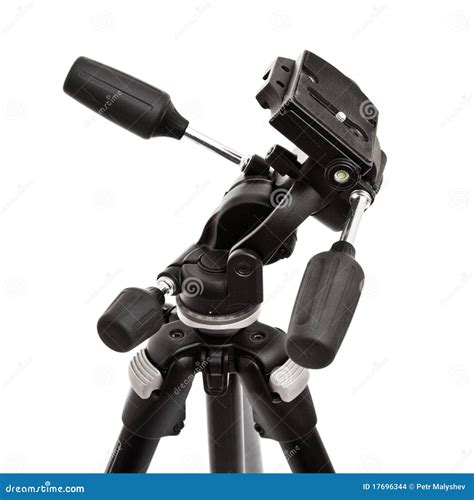 tripod head stock photo image  holder isolated supporter