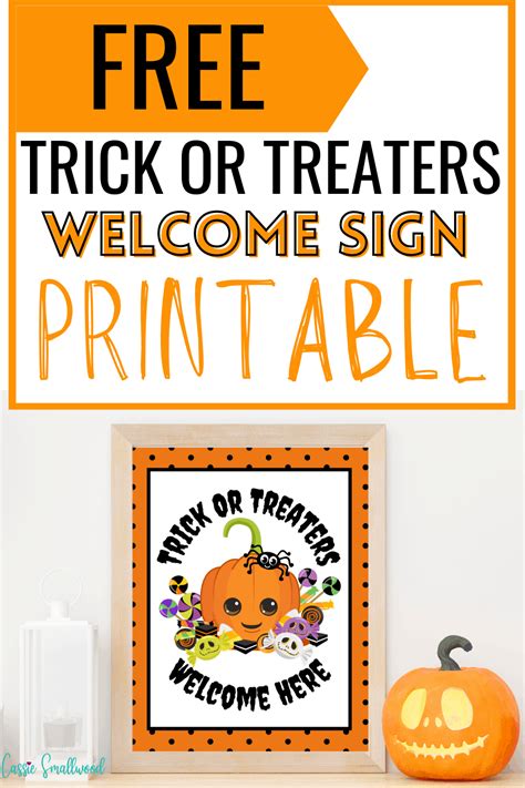 trick  treaters  sign  printable cassie smallwood