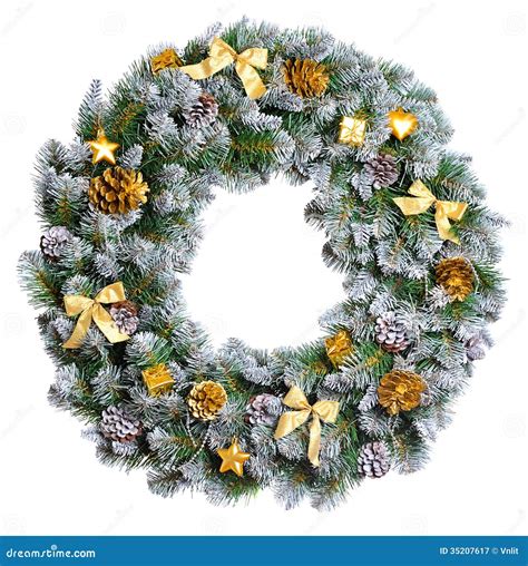 christmas wreath stock image image  frame background