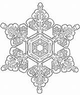 Snowflake Mandala Coloring Pages Getcolorings sketch template