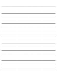 lined paper printable template business