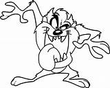 Looney Tunes Tiger Tasmanian Astro Taz Wecoloringpage sketch template