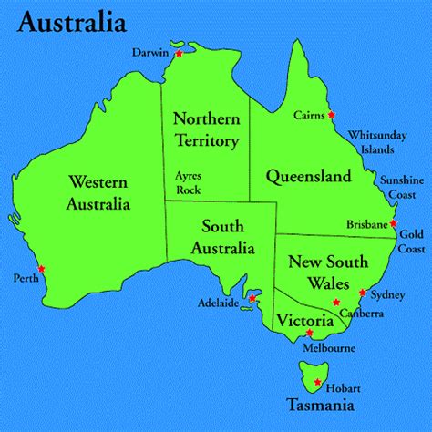 australia political map pictures map  australia region political