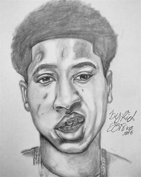 nba youngboy drawing  paintingvalleycom explore collection  nba youngboy drawing