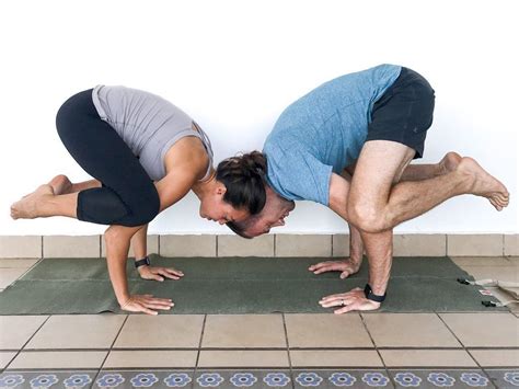 couple yoga poses challenge   images  partnercouples