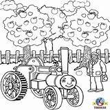 Coloring Thomas Train Pages Trevor Book Printable sketch template