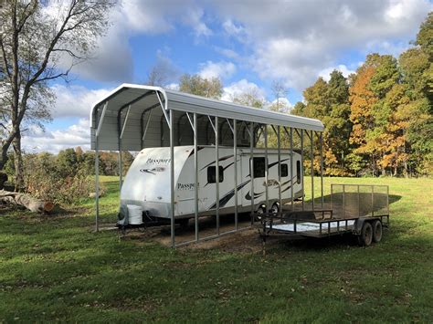 rv  xx rv carport midwest steel carports