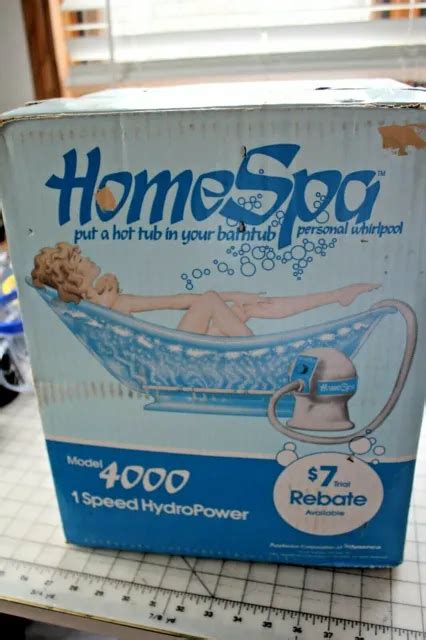 Vintage Home Spa Model 4000 Tested Working Hydropower Hot Tub Personal