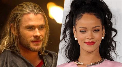 chris hemsworth gives rihanna s work a dramatic reading