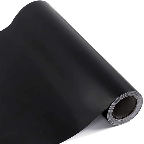 buy sghuo matte black vinyl  inches   feet permanent adhesive