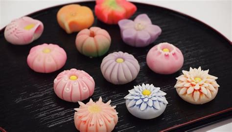 wagashi are sweets made since ancient times with