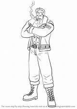 Piece Smoker Drawing Draw Step Anime Drawingtutorials101 Drawings Tutorial Learn Getdrawings sketch template