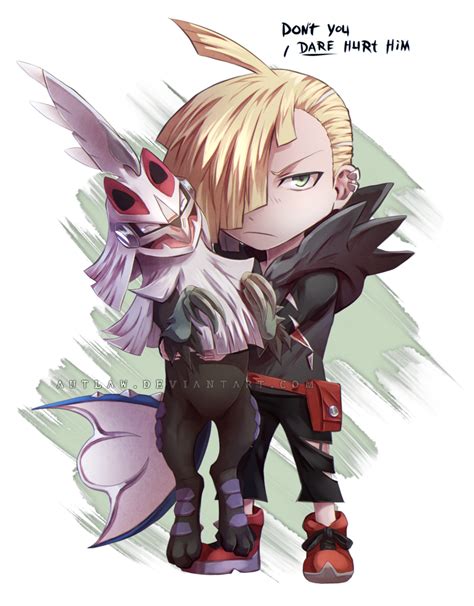 Gladion And Silvally Chibi By Autlaw On Deviantart