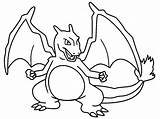 Charizard Pokemon Coloring Pages sketch template