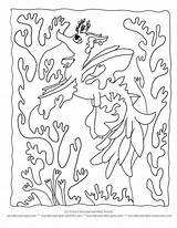 Coloring Pages Sea Dragon Sheets Kelp Under Printable Seahorse Leafy Creatures Kids Cartoon Silhouette Print Getcolorings Ll Wonderweirded Ocean Color sketch template