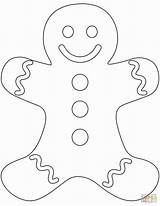 Gingerbread Coloring Man Pages Printable Plain Drawing Christmas Girl Cookie Sheet Lebkuchenmann Template Clipart Outline Men Ginger Color Colouring Vorlage sketch template