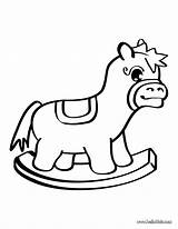 Toy Horse Coloring Pages Preschoolers Color Baby Toys Hellokids Print Online Popular sketch template