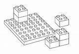 Legos Bricks Duplo Divertir sketch template