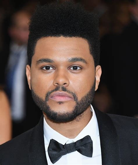 The Weeknd Without Hair Uphairstyle