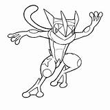 Pokemon Froakie Greninja Vippng Ash sketch template