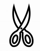 Scissors Coloring Pages Cliparts Cartoon Clipart Colouring Library sketch template