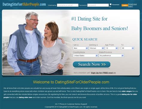 dating site for older people is an official dating
